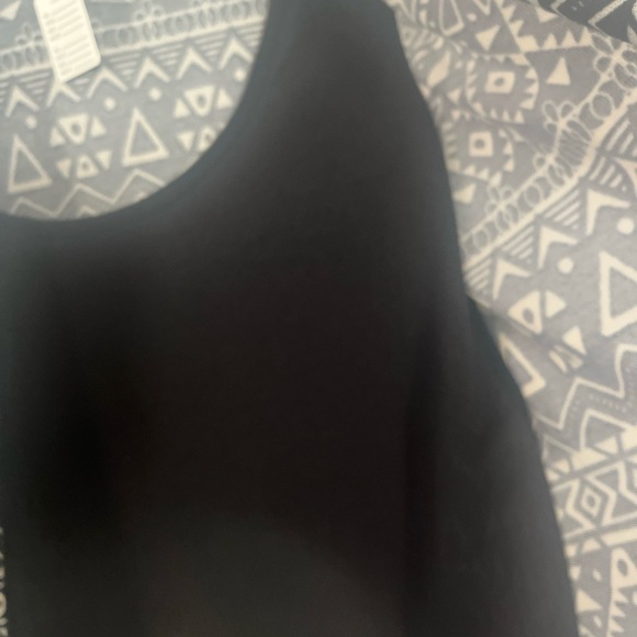 Delicious LA Dress and Cardigan attached XL black and white Aztec print jacket - Picture 3 of 5